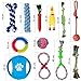 Dog Toys, Dog Chew Toys, Dog Training Toy Set with Ball Ropes and Squeaky Toys for Medium to Small Doggie, 12 Pack of Gift Pet Toy Set