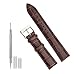 CIVO 2 Packs Genuine Leather Watch Bands Top Calf Grain Leather Watch Strap 16mm 18mm 20mm 22mm 24mm for Men and Women