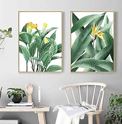 Nordic Poster Flor Hoja Lienzo Cartel Paisaje Impresion Moderna