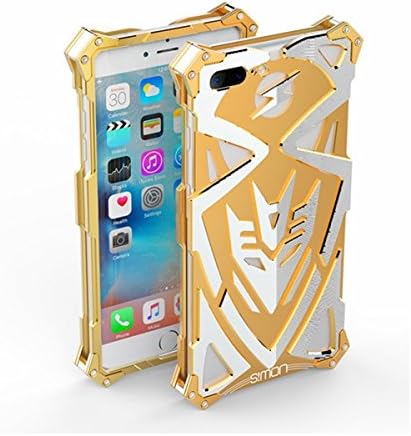 iPhone 7 Plus Case,Shockproof Full Metal Aluminum Bumper Case For iPhone 7 plus (iPhone 7 Plus-Gold)
