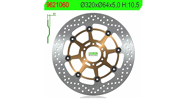 NG - 9621060 : Disco De Freno 1060 Ø320 X Ø64 X 5: Amazon.es ...