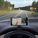 Car Mount HUD Design Car Phone Holder GPS Cell Phone Cradle for iPhoneX 8 7s 6s Plus 6s 5s 5c Samsung Galaxy S8 Edge S7 S6 Note 5