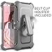 YOUMAKER Galaxy S8+ Plus Case, Heavy Duty Protection Kickstand Clip Holster Shockproof Case Cover for Samsung Galaxy S8 Plus (2017 Release) 6.2 inch Without Built-in Screen Protector (Rose Gold/Gray)