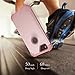 Lokass Case for Google Pixel 2 Three Layer Heavy Duty Hybrid Protection Shockproof Impact Defender Plastic Rubber Silicone Case Fit for Pixel 2, Rose Gold