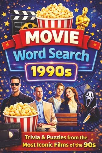 Amazon.com: At the Movies Word Search Puzzles (Dover Brain Games