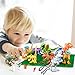 Jurassic World Dinosaur Sets,16 Dinosaur Building Blocks,2 Mini Dinos,9 Dinos Figures Accessories,By YYKMEI