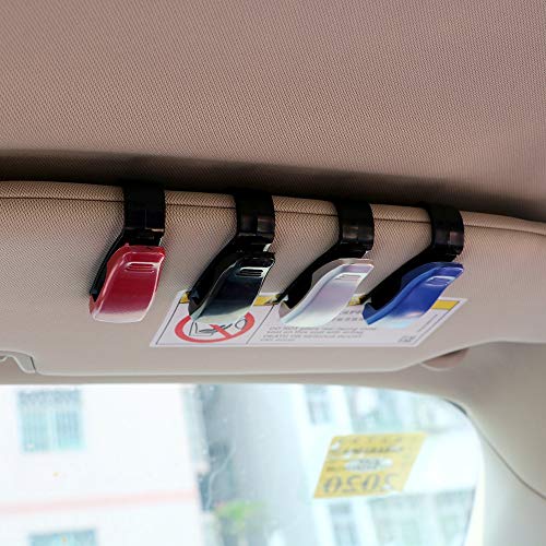 VT BigHome Auto Accessories Eyeglasses Clip Ticket Card Clamp Fastener Cip Portable Car Glasses Case Car Sun Visor Sunglasses Holder