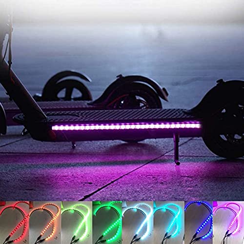 Fututech LED Strip Light for Xiaomi M365 Pro Pro2 1S Essential Lite for Mi 3 Gotrax Waterproof Decorative Light Multiple Colour for Segway Ninebot Max G30 Electric Scooter Scooter