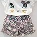 puseky Toddler Baby Girls Cute Cat T-shirt+Floral Shorts Kids Summer Clothes Set