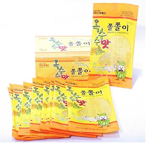 Corn-flavored sweets, Korean corn sweets, Corn snack 1Boxes (30packs)