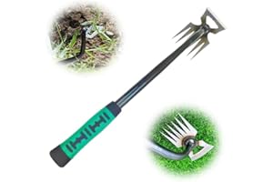 Bysku Upgraded Weed Puller Garden Weed Pulling Tool, 2024 New Weeding Artifact Uprooting Weeding Tool, Premium Manganese Steel Hand Weeder Tool, Manual Multifunctional Weeders Remover