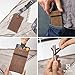 Men Wallet - RFID Minimalist Slim Front Pocket Card Travel Holder Clip A9