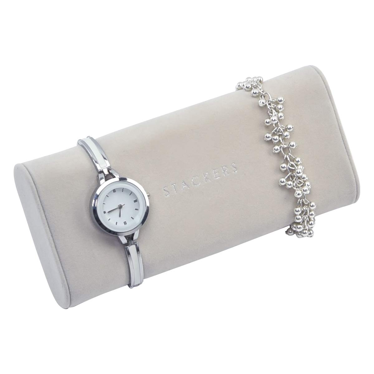 Stackers Grey Velvet Watch/Bracelet Pad