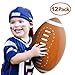 Novelty Place 12Pcs Giant Inflatable Football for Kids, 16 Inches Blow Up Footballs Toys Sport Balls, Summer Pool Beach Balls, Football Party Decoration