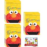 Elmo 1st Birthday Favor Treat Bags Bundle Pack of 24