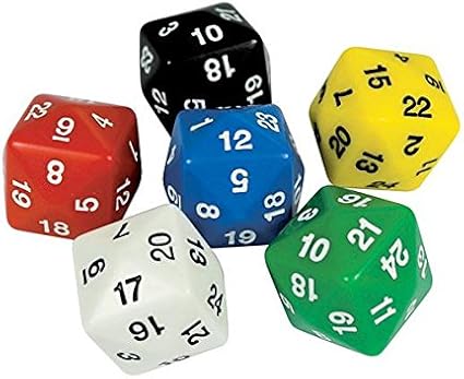Des A Jouer D24 Des A Jouer Polyedres A 24 Faces Lot De 4 Amazon Fr Fournitures De Bureau Des A Jouer D24 Des A Jouer Polyedres A 24 Faces Lot De 4 Amazon Fr Fournitures De Bureau