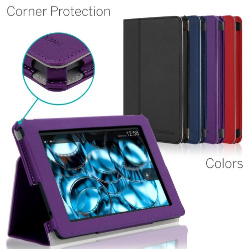 CaseCrown Bold Standby Pro Case (Purple) for 2013 AllNew Amazon Kindle Fire HD 7 Inch Tablet
