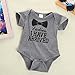 HOTONE Newborn Baby Boys Girls Bowtie Short Sleeve Romper Bodysuit Playsuit Outfits (6-9 Months, Short sleeve)