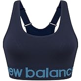 New Balance Women's Seamless Cami Sports Bra, Adjustable Straps, Keyhole Breathability, Workout, Running Bras