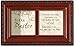 Cottage Garden to Our Pastor Woodgrain Rope Trim Inspirational Petite Music Box Plays How Great Thou Art