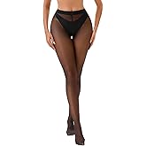 LIRASDIS 40D Ultra-Thin Women Sheer Tights Transparent Stockings for Women Control Top Pantyhose