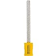 HIGHDRIL Diamond Mortar Raking Bit - 5/16" x 4" (8mm x 100mm) 5/8-11 Thread Diamond Mortar Router for Old Mortar,Blown,Damaged Bricks or Natural Stone Removal