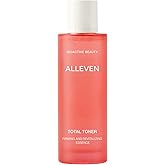 ALLEVEN Total Toner – Hydrating Facial Toner with Bioactives, Pore Minimizer, Wrinkle Reducer & Dark Spot Corrector, Lightweight Skin-Balancing Toner for All Skin Types, 100ml