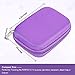 pureGLO 10 Bottles Essential Oil Carrying Case – Protect Your Precious Oils! Shock & Spill Proof Design - Holds 10 5ml, 10ml Roller Bottles – Organizer Perfect for Travel Storage - Purple