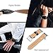 top4cus Compatible with Apple Watch 38mm 42mm 40mm 44mm 41mm 45mm Genuine Leather Strap Series 7 Series 6 Series SE Series 5 Series 4 Band for Men and Women (42mm/44mm/45mm, Unique Black)