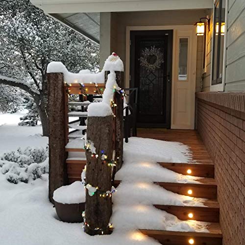 CHNXU 20 Pack LED Deck Lighting Kit with Transformer, Warm White IP67 Waterproof Φ1.77" 12V Low Voltage Recessed Landscape Garden Yard Patio Step Stair Decoration Lamps LED In-ground Lights - Thumbnail 6