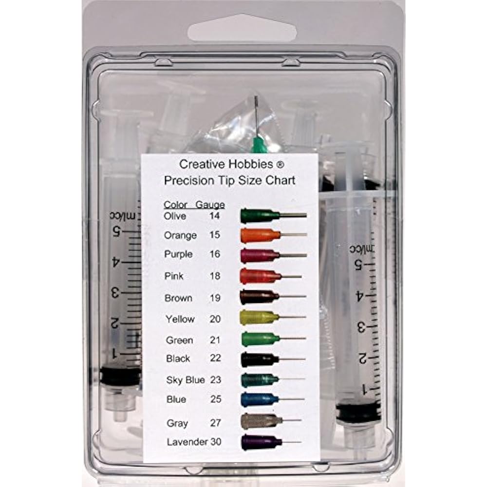 Creative Hobbies Glue Applicator Syringe For Flatback Rhinestones