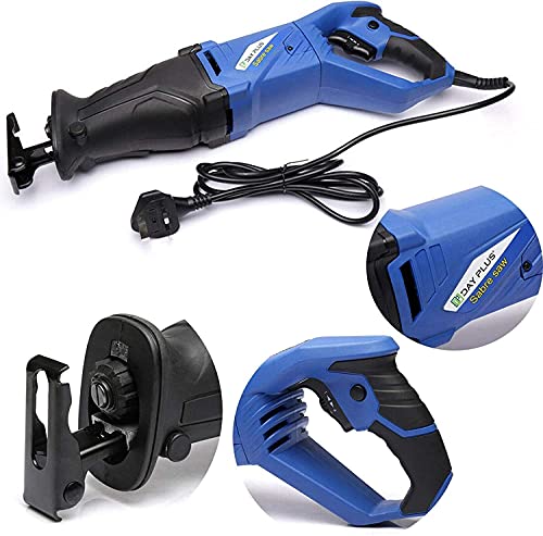 900W Säbelsäge, Elektrischer Tigersäge Kettensäge Reciprosäge Fuchsschwanz Säge mit 5x Säbelsägeblatt, Ergonomische… – Bild 6