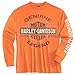 Harley-Davidson Little Boys' Tee, Long Sleeve Genuine Legend, Orange 1580507 (4)