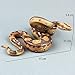 Mokylor Realistic Fake Rubber Toy Snake, Scary Simulation Snake Fake Snakes Prank Stuff for Garden Props to Scare Birds,Halloween Decoration,5.9''x4.3''x2.3''
