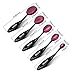 BEZOX Silicone Makeup Brush, Set of 5pcs Oval Makeup Brushes, Cream/Cosmetics/Foundation Application Tools - W/Makeup Brushes Acrylic Holder
