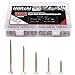 Hilitchi 250-Pcs #7 Phillips Bugle Head Coarse Thread Drywall Screw Assortment Kit, Carbon Steel Zinc Plated, Ideal Screw for Drywall Sheetrock, Wood, and More