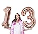 13th Birthday Decorations Party supplies-13th Birthday Balloons Rose Gold,13th Birthday Banner,Table Confetti Decorations,13th Birthday Gifts for Girls,use Them as Props for Photos