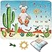 SnuggyBug Baby Monthly Milestone Blanket - Baby Photo Props and Growth Chart for Newborn Boy or Girl - Backdrop for Baby Pictures - Baby Shower Gifts for Boys and Girls - Large, 58x45 Inches