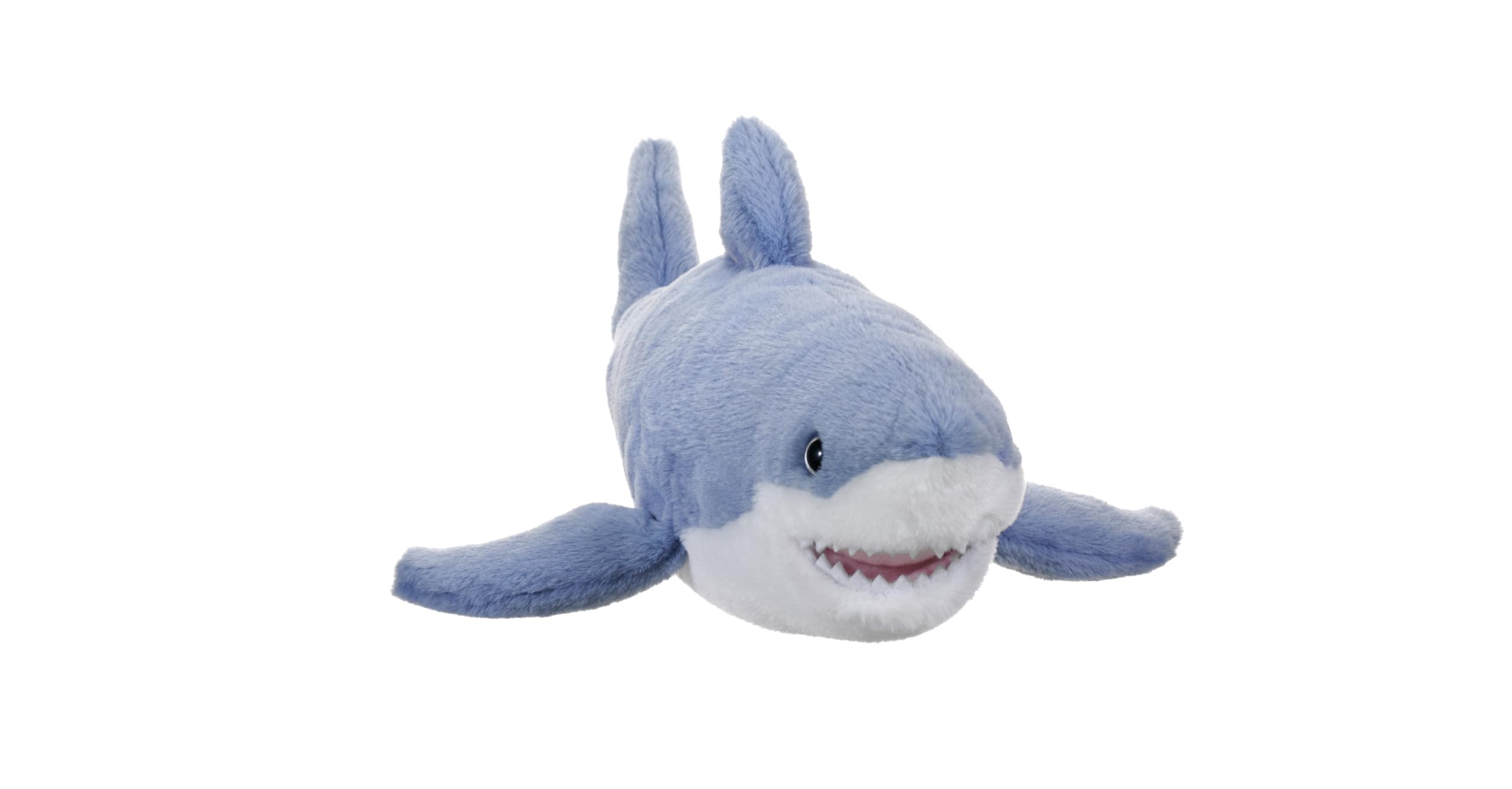 Wild Republic Earthkins Great White Shark, Stuffed Animal, 15 Inches, Plush Toy, Fill is Spun Recycled Water Bottles, Eco Friendly