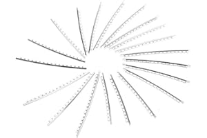 LGEGE 20 Pcs Acoustic Electric Guitar Frets, Fret Wire, Stainless Steel 2.0MM, Fret wire Set Chrome