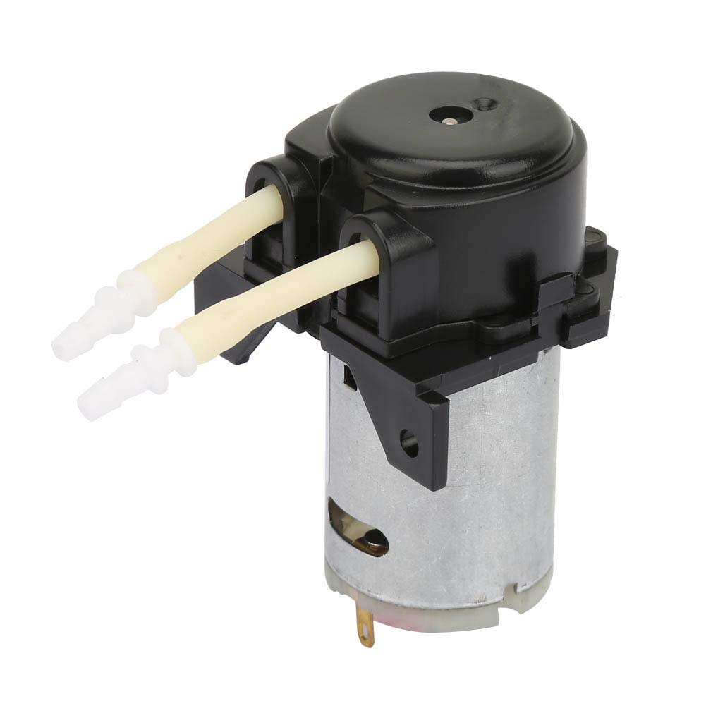 DC Peristaltic Pump, 12V PeristalticPump Laboratory Dosing Pump D-2 2 * 4mm Tube Peristaltic Liquid Pump for Laboratory Analytic(Black) - Image 3