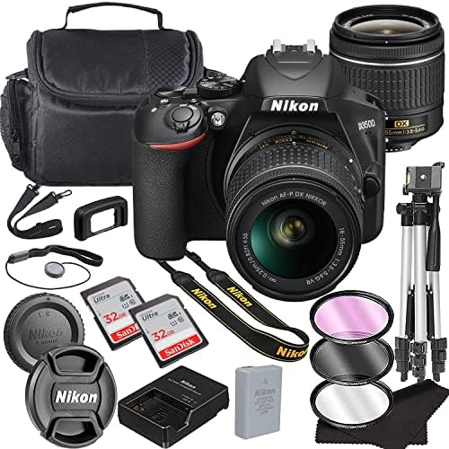 Nikon D3500 DSLR Camera with Nikon AFP DX NIKKOR 1855mm f/3.55.6G VR