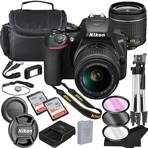 Nikon D3500 DSLR Camera with Nikon AFP DX NIKKOR 1855mm f/3.55.6G VR
