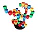 Magz Cup Up 50 Building Set Consisting of a Base in Black and 49 Cups in 5 Colors