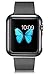 Josi Minea Protective Snap-On Case with Built-in Clear Screen Protector - Anti-Scratch & Shockproof HD Shield Ultra Thin Cover Guard Compatible with Apple Watch Series 3 [ 42mm - Black ]