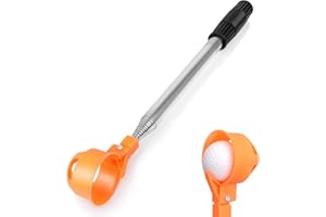 BIRDIEBLAST Professional Golf Ball Retriever, 9Ft/12Ft/18.6Ft/20Ft Stainless Steel Golf Ball Retriever for Water Telescopic