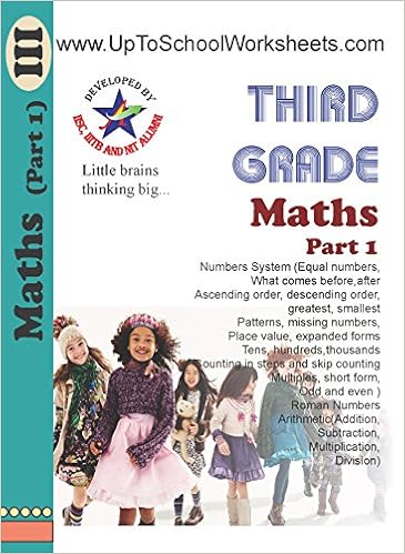 Class 3 Math Worksheets Part 1 Workbook Cbse Icse With Answer Key Uptoschoolworksheets Amazon In Books