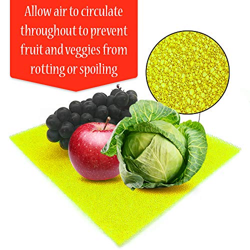 Dualplex Fruit & Veggie Life Extender Liner for Fridge Refrigerator Drawers, 12 x 15 Inches (4 Pack) - //medicalbooks.filipinodoctors.org