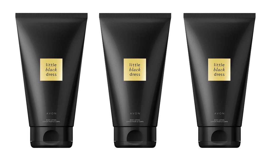 3x Avon Little Black Dress Body Lotion 150ml