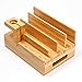 Bamboo Charging Station & Multi Device Organizer, Large Capacity Desktop Cord Organizer Dock Compatible with Smartphones iPhone iPad and Tablets-Durable and Eco-Friendly (Nature Bamboo)